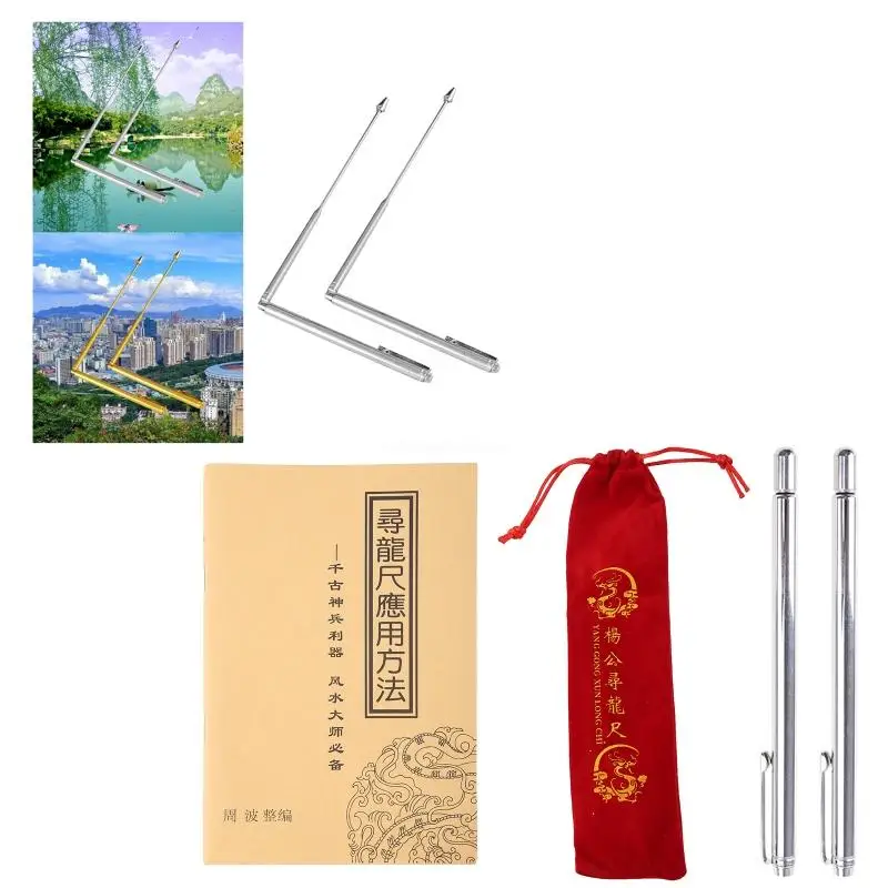 Adjustable Divining Rods Sets for Detect Gold Water Hunting Looking for Lost and Paranormal Investigation Dropship 2