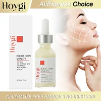 HOYGI Coenzyme Q10 Face Serum Nourishing Antioxidant Anti Aging Firming Fade Fine Lines Lift for Face Neck Skin Daily Care 30ml