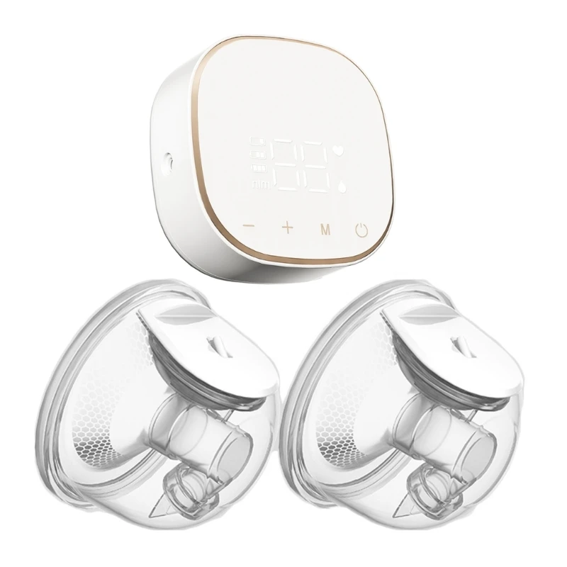 K1MA Intelligent Double Electric Breast Pump Hands-Free Milk Suction Device Anti-reflux Milk Collector for Nursing Moms