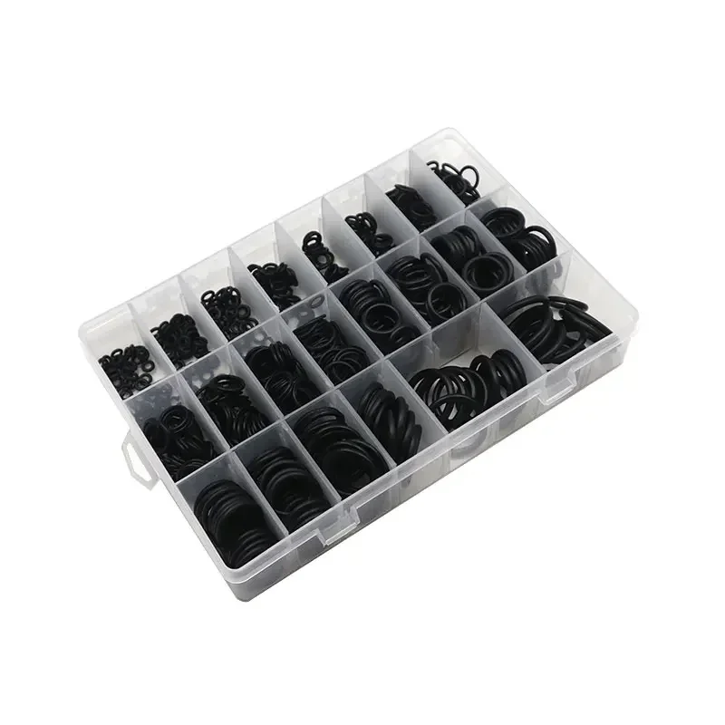 O Rings Rubber Sealing O-rings Nitrile Washer Seals Damper Waterproof Repair Rubber Assortment Kit Set 200/225PCS