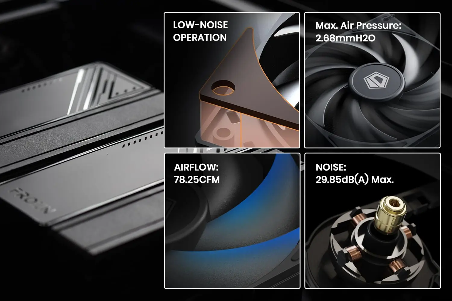 ID-Cooling FROZN A620 PRO SE - Élimine L'air Du Processeur - Max 27 DBA 157 Mm Ventirad Processeur 53547211