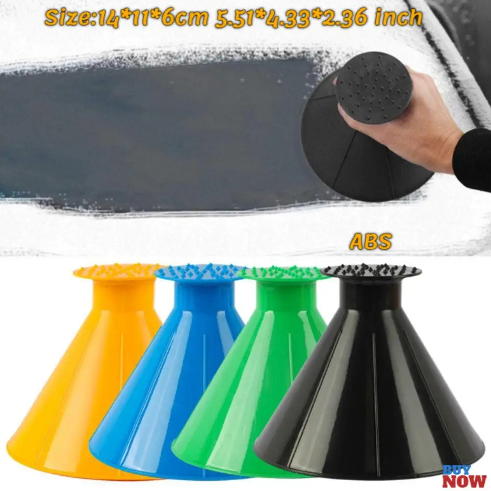 Winter Auto Car Magic Window Windshield Ice Scraper Shaped Funnel Snow Remover Deicer Cone Tool Scraping A Round Deicing windshield shovel windshield deicing instrument snow ice scraper car deicer