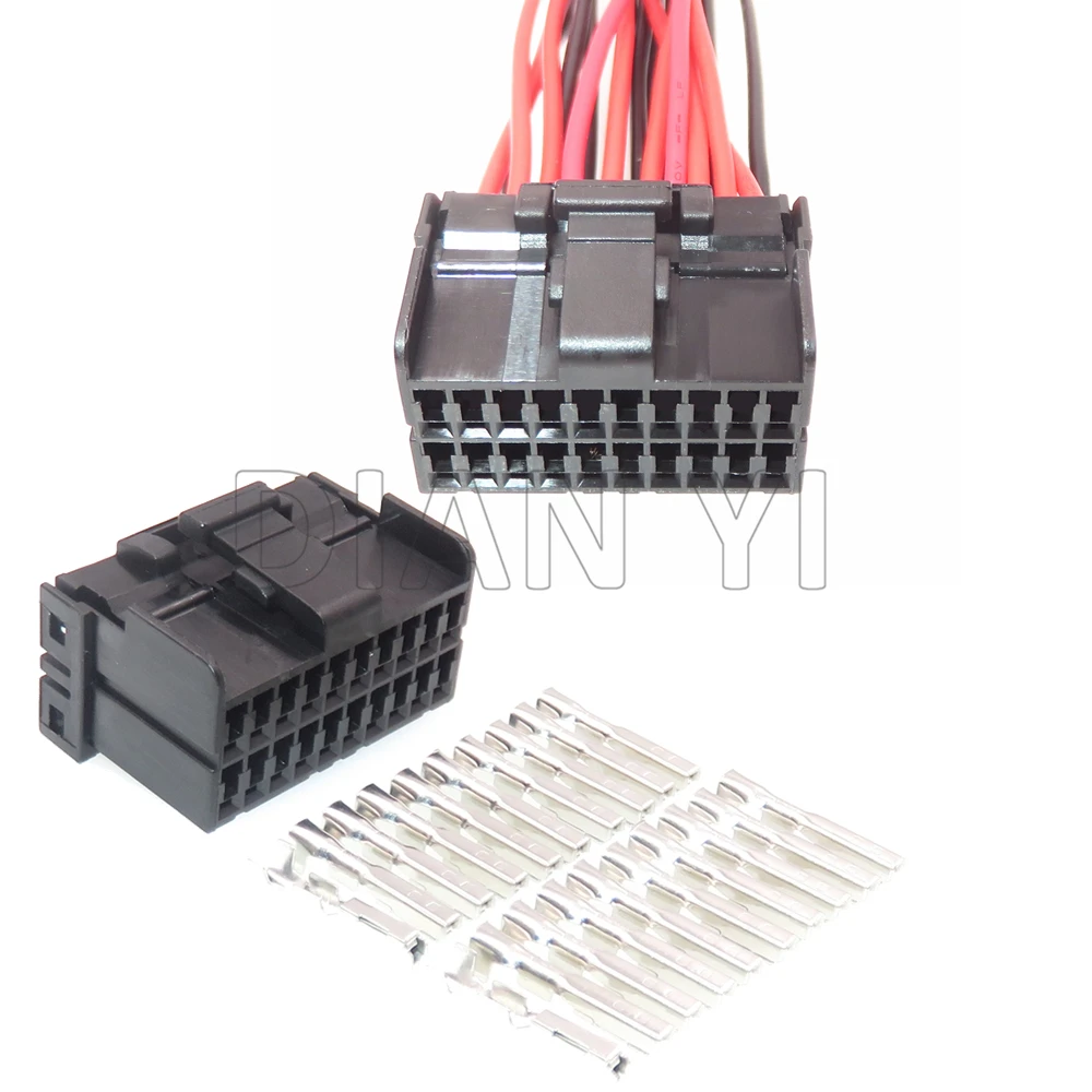 

1 Set 20 Way Starter Auto Glass Lifter Wire Cable Connectors 174047-2 Car Electric Window Regulator Socket With Terminal