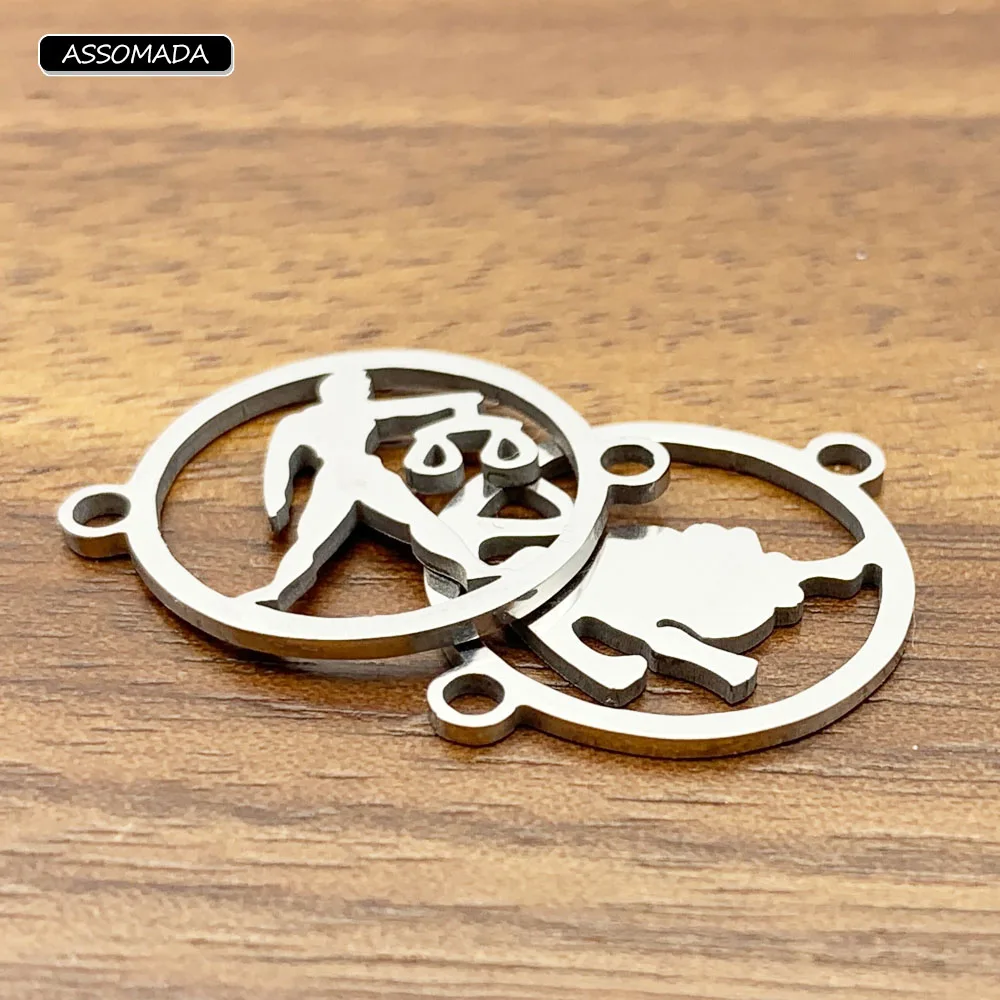 Ciondolo Zodiacale In Acciaio Inossidabile – Simbolo Astrologico – Gioiello Minimal Uomo Donna – Regalo Spiritualità