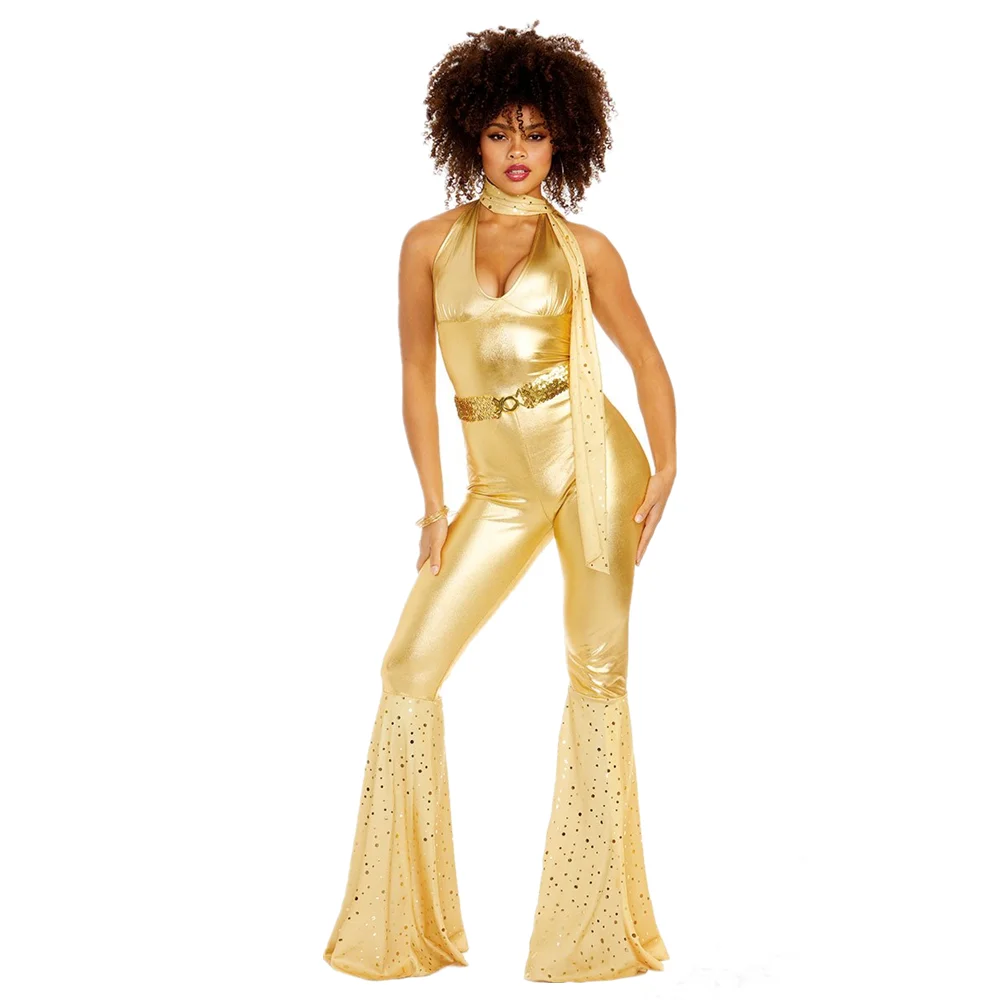 Women Retro 70's Hippie Costume Disco Night Club Costume - AliExpress