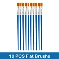 10 PCS Flat Brushs
