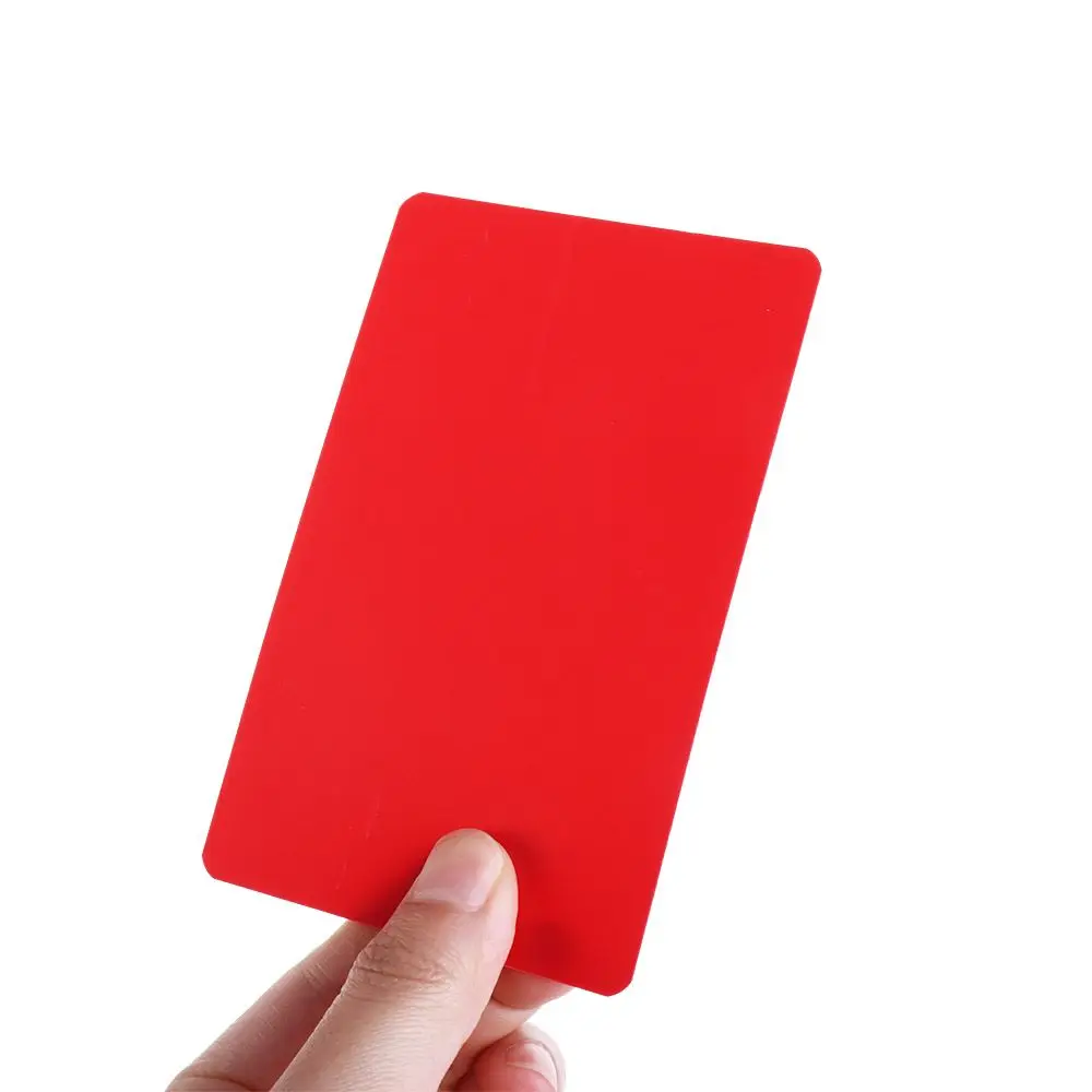 Red Card Soccer Referee Card Recording Paper Score Sheets Soccer Referee Book with Pencil Yellow Card Football Referee Wallet