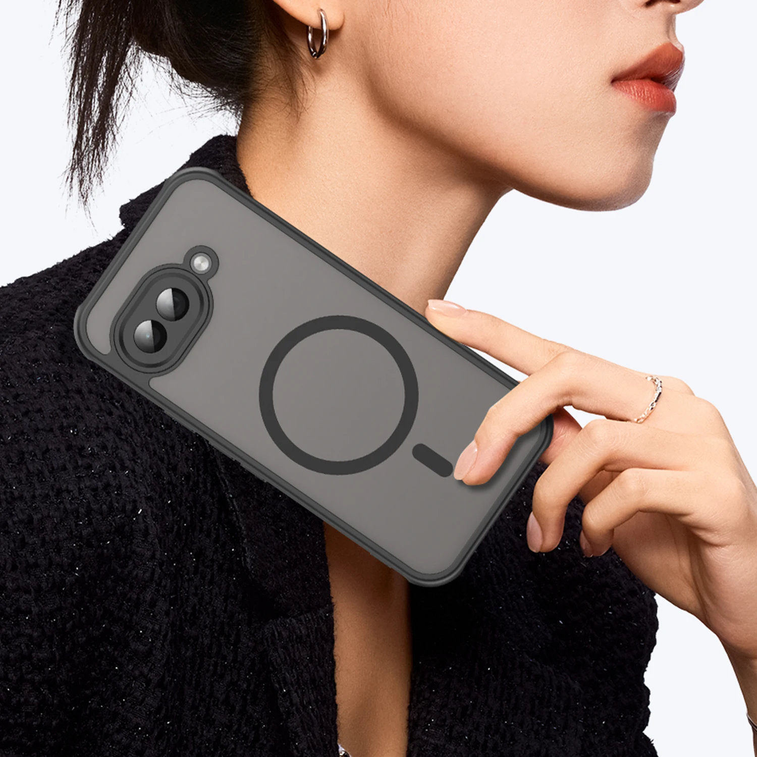 Shockproof Dustproof Magsafe-Compatible Magnetic Wireless Charging Phone Case