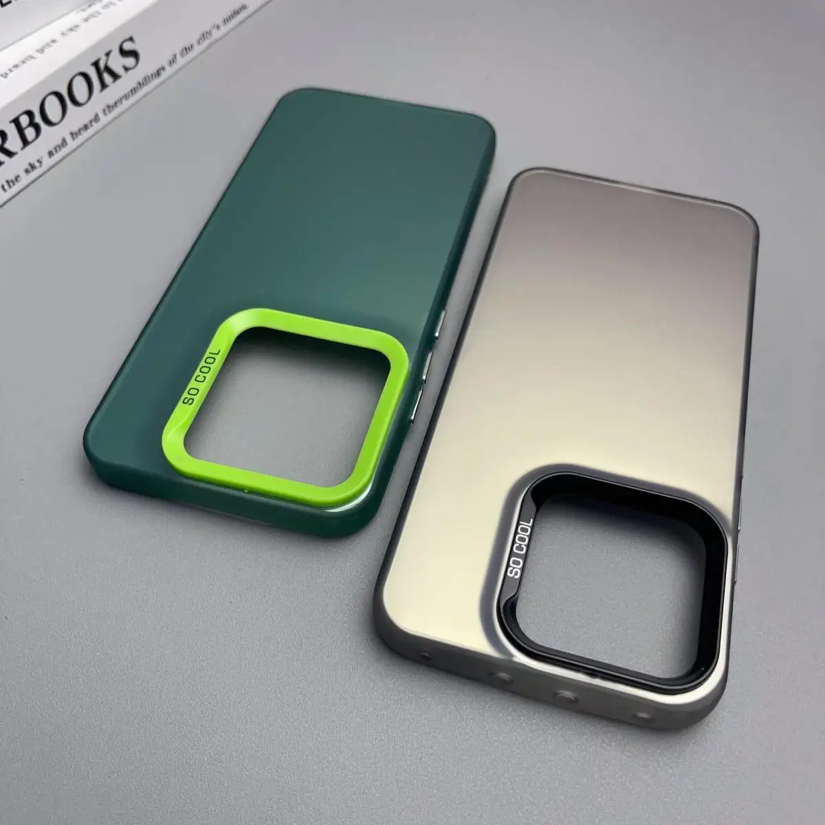 Metallic Aurora Skin Matte Phone Case Cover