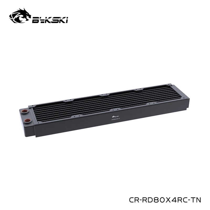 

Bykski Black Water Cooling 80mmx4 Copper Radiator,About 30mm Thickness 320mm Heat Sink For Server 8cm Fan,CR-RD80X4RC-TN