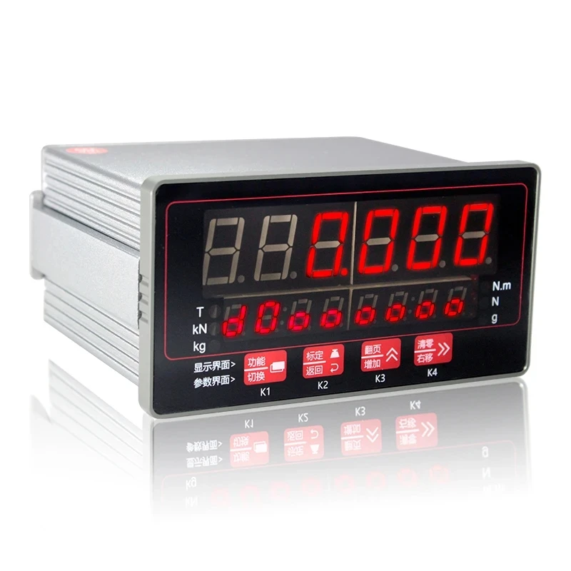 digital load cell force gauge tester lcd display counting display RS485 Multi-Channel Load Cell Dynamometer: Adjustable Digital Weight Tester with Control Display