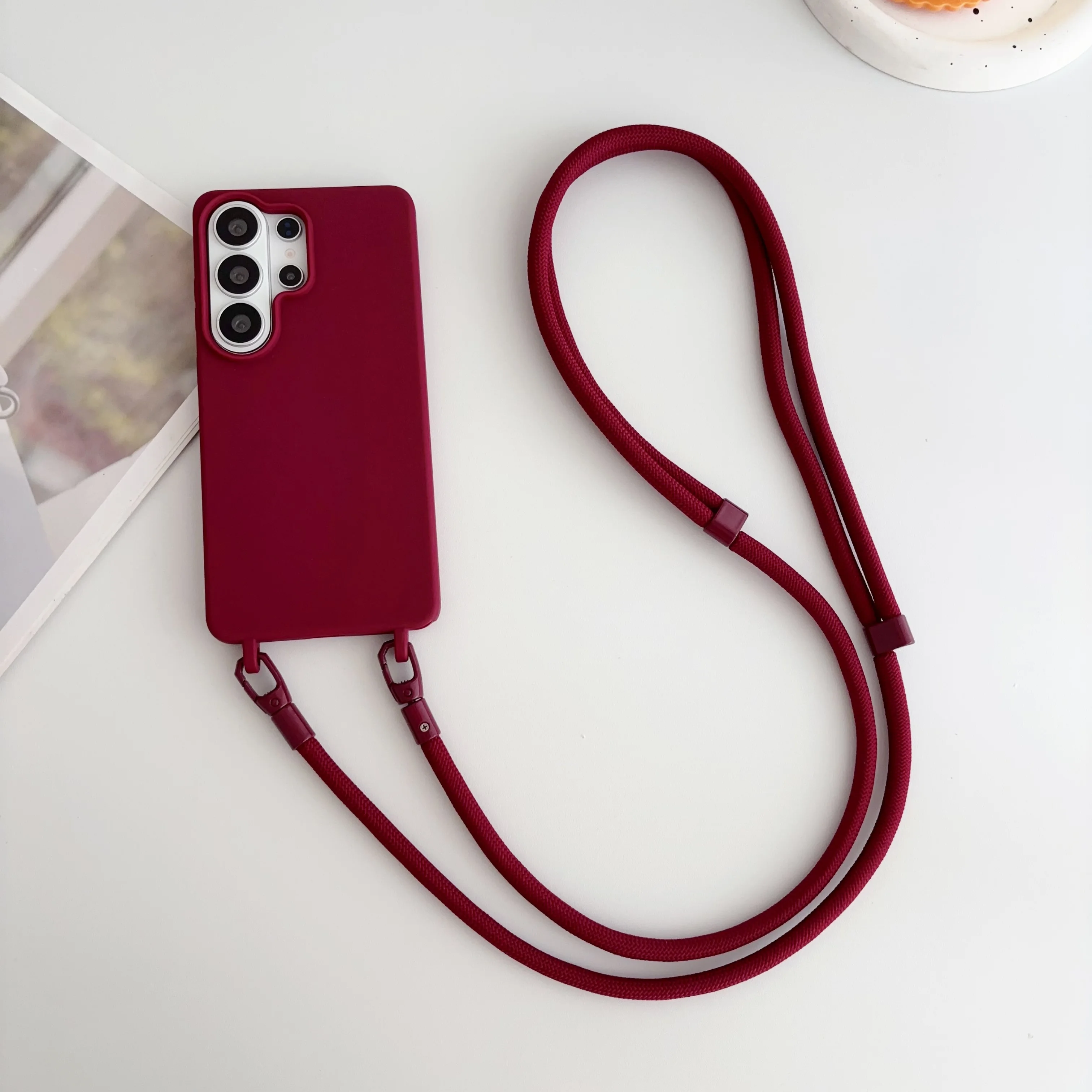 Candy Silicone Cover with Crossbody Strap – Vibrant Protection & Hands-Free Convenience