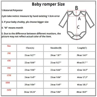 Baby Romper Boys Girl Clothes Eid Mubarak Print Infant Bodysuit Eid Toddler Long Sleeve Rompers Newbron Shower Gift Bodysuits 2