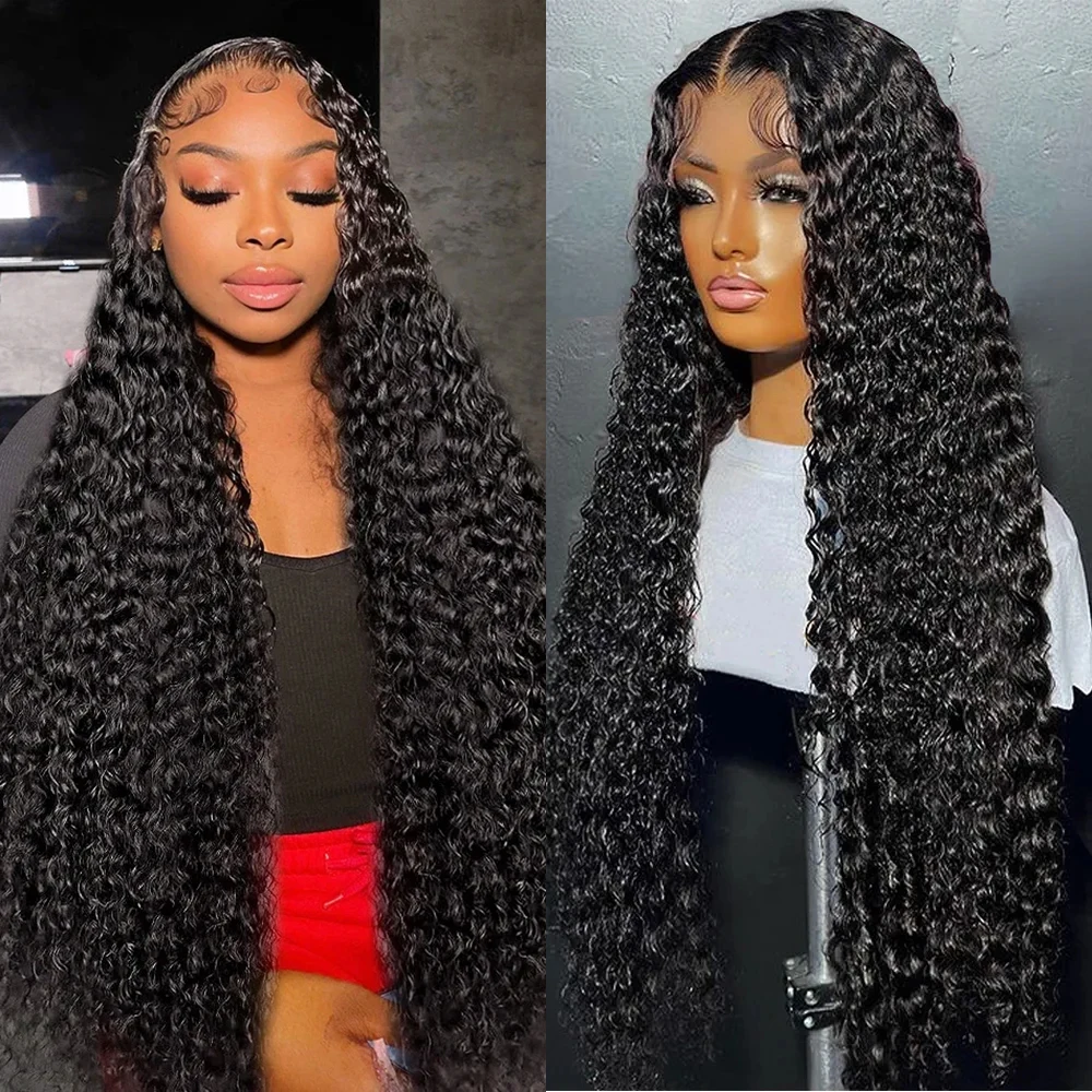 

Curly Human Hair Pre Cut Lace No Glue Easy To Wear No Skills Needed Lace Front Lace Closure 13x4 7x5 Glueless Wig For Women