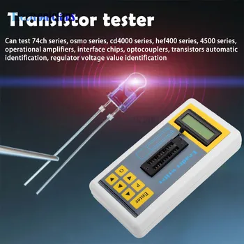 Transistor Tester Mosfet Transistor condensatore Tester Transistor diodo resistore induttore rilevatore di controllo automatico