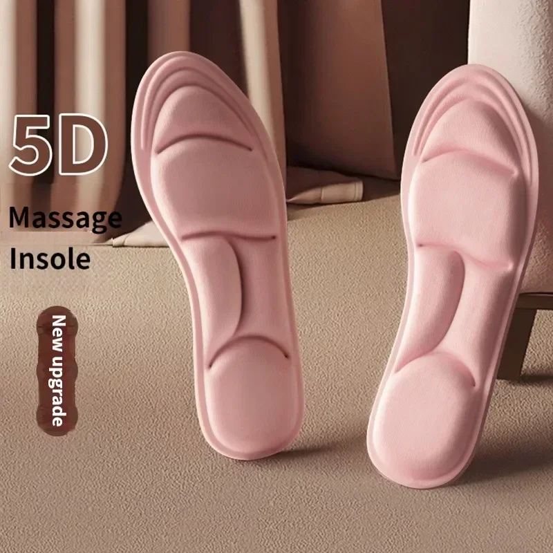 thumbnail image 3 of Plantillas deportivas 5D para zapatos de mujer y hombre, desodorante de espuma viscoelástica, transpirables, con amortiguación, para correr, para el cuidado de los pies, plantilla ortopédica, 3 of 5