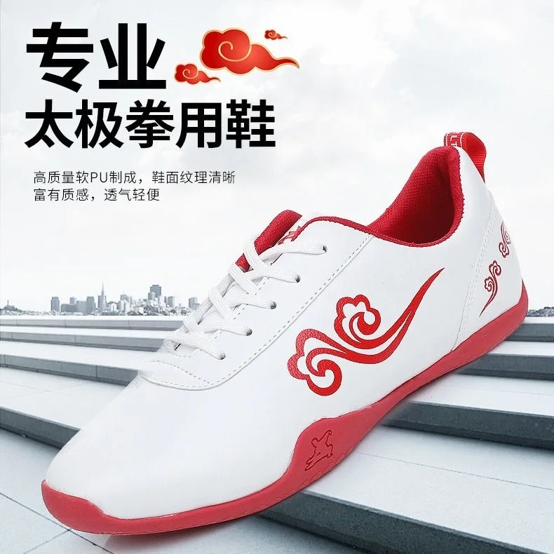 

2024 New Arrival Men Women Tai Chi Shoe Comfortable Taekwondo Shoes Unisex Designer Morning Exercise Martial Arts Shoes