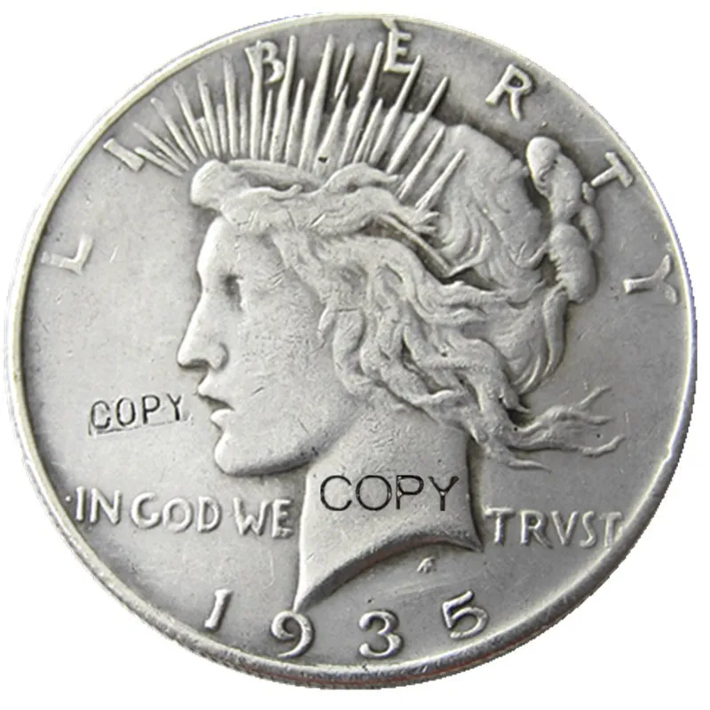 

Посеребренная копировальная монета доллара США 1935-S