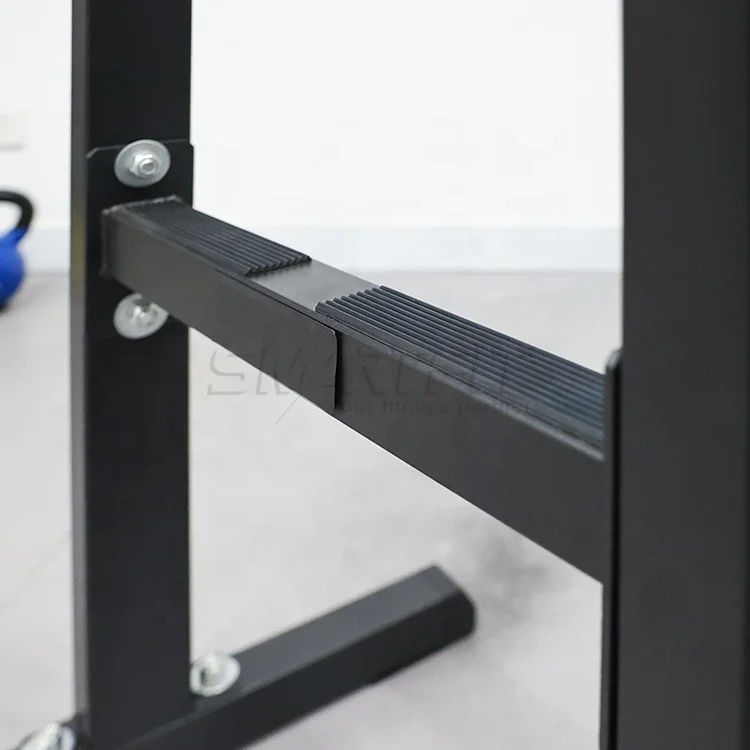 Commercial Grade Free Standing Gym Pull Push up Dip bar Stands Station Biceps Triceps