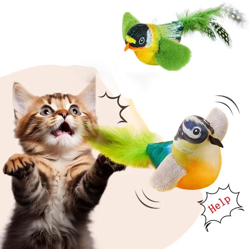 Cat Toys For Indoor Cats Interactive Cat Toy Realistic Bird Sound Cat Toy Plush Cat Toy Catnip Cat Toy for Cats Kitten Toy Cat Toys For Indoor Cats Interactive Cat Toy Realistic Bird Sound Cat Toy Plush Cat Toy Catnip Cat Toy for Cats Kitten Toy