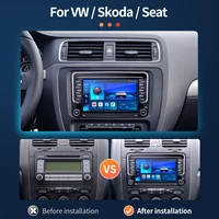 GRANDnavi 2Din Android 13 Car Radio GPS For VW / Volkswagen Skoda Octavia golf 5 6 touran passat B6 polo Jetta 2Din Radio Player - Image 3