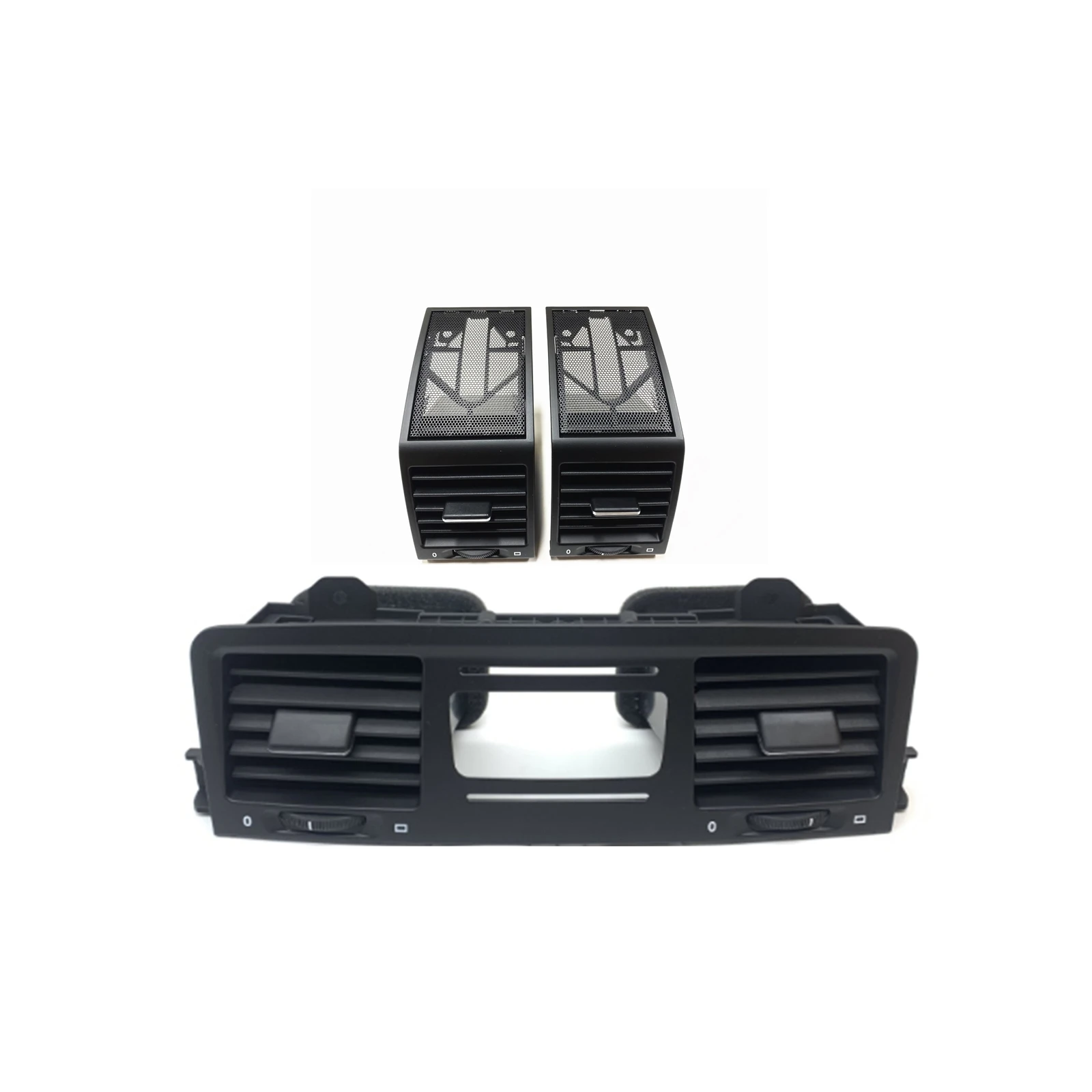 Sportradiatorrooster Zwart Glanzend Chroom Voor Mercedes G Klasse W463 90 18