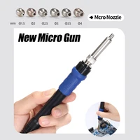 WEP 8509 Micro Hot Air Gun Soldering Station with 1.5mm 4mm Nozzle Temperture Adjustable BGA Rework Station For Phone Repair 2