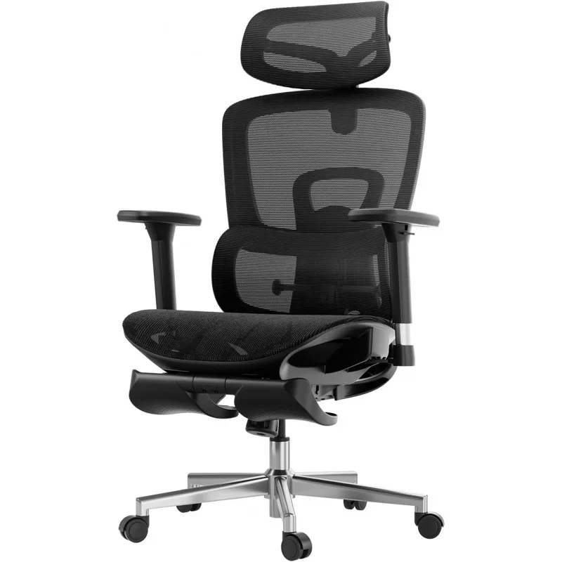 

Hbada Ergonomic Office Chair with 3D Adjustable Armrests, Adjustable Lumbar Support High Back for Computer Chair, Big and Tall M