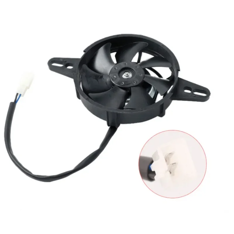 12V 35W Motorcycle Cooling fan Oil Cooler Electric Radiator Engine fit ATV GO-kart For 85 exc 250 CRF 450X