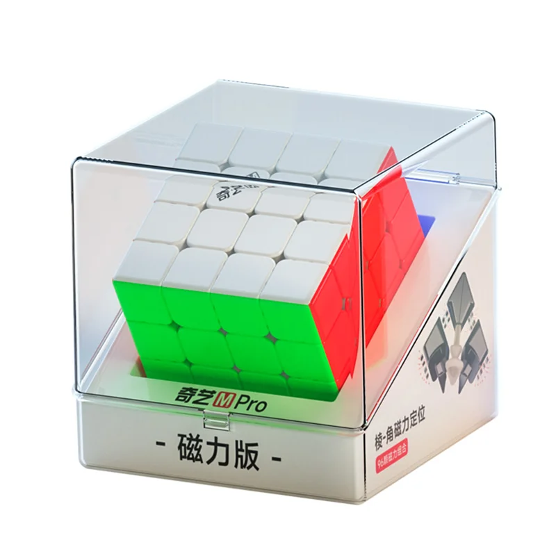 Qiyi m פרו מגנטי 4x4 x4 קסם קוביה מקצועי 4 x4 מהירות פאזל ילדים