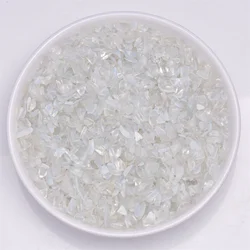 Natural Tumbled Gemstone Chips for Decorative Bedding and Vase Filler, 3-5mm (Opal Stone bead)