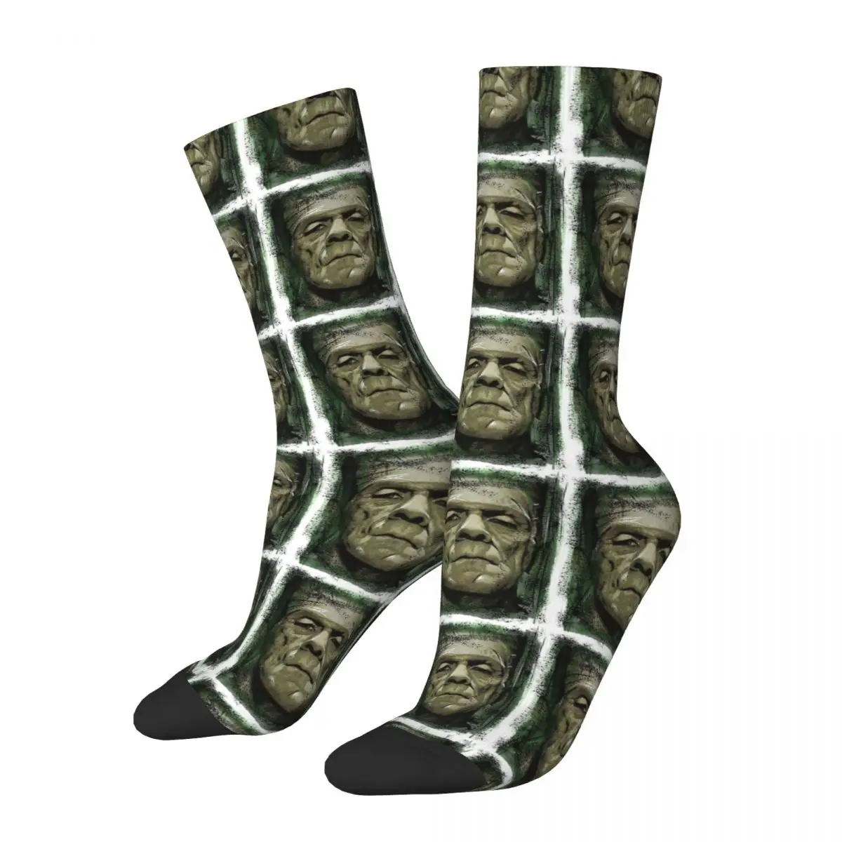 

Frankenstein Monster Art Unisex Winter Socks Cycling Happy Socks Street Style Crazy Sock