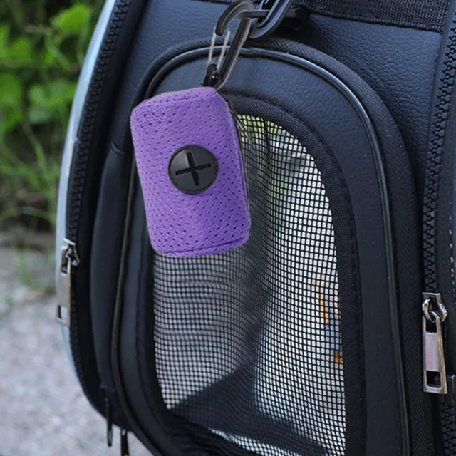 Dog Poop Bag Carrier Portable Walking Dog Garbage Holder Dispensers Pet Waste Bag Dispenser Dog Poop Bag Holder Pet Supplies 4