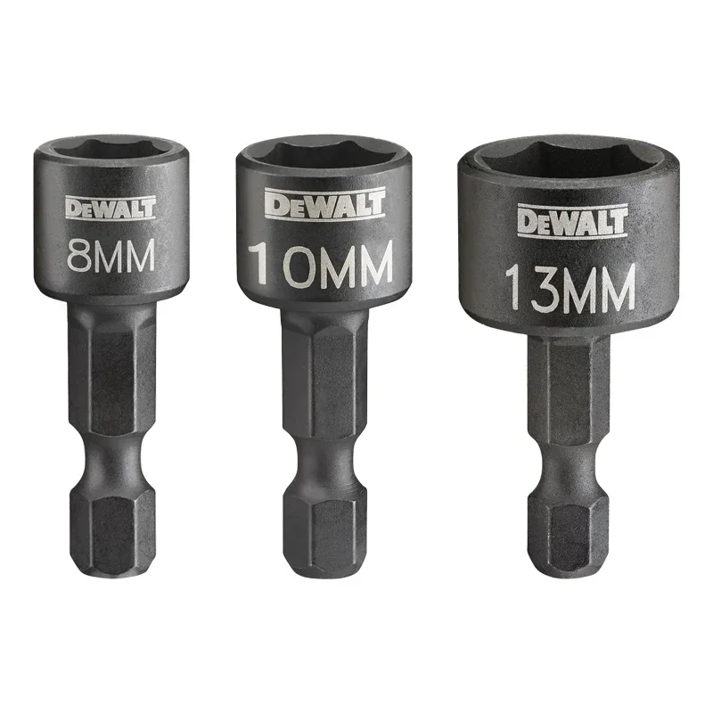 DEWALT N597434/N597284/N597437 Set Compact Nut Driver 8/10/13MM Hexagonal Handle Magnetic Sleeve Carpentry Power Tool Accessorie