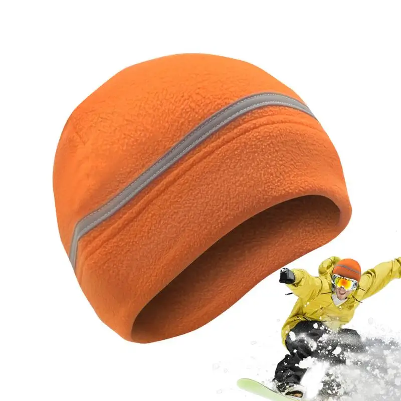 Reflective Winter Hat Winter High Visibility Unisex Beanie Safety Beanie Reflective Hat Comfortable Warm For Outdoor
