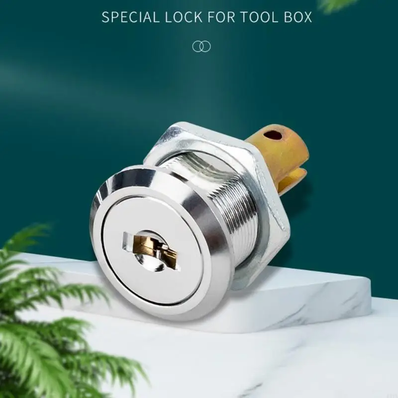 Portable Drawer Lock File Cabinet Lock for Compartment Door Tool Cart Mailbox 448A