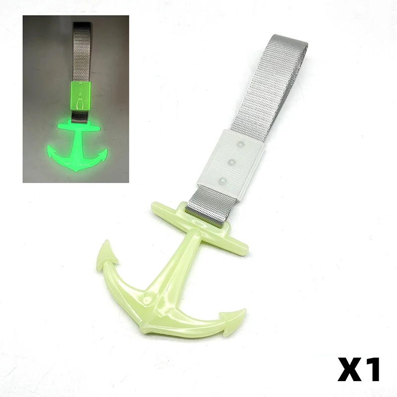Car JDM Train Bus Handle Pull Ring Tsurukawa Boat Hook Hanging Ornament Modified Pirate Ship Hook Ring Tail Pendant