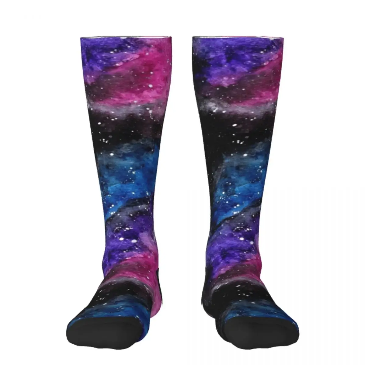 

Бисексуальные акварельные носки Pride galaxy, футбольные свободные женские носки на заказ для мужчин