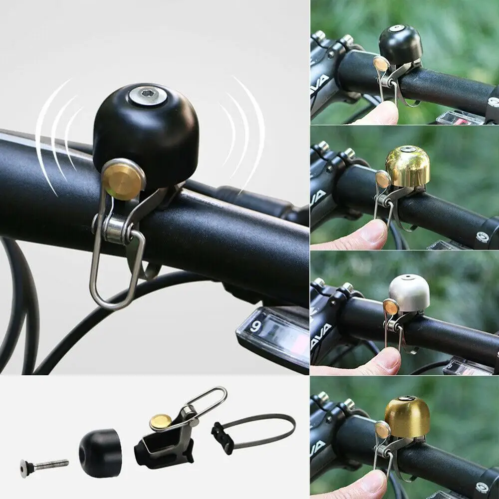 Description Picture 3 of item2024New Arrival Mini Bikes Bells Retro Copper Bicycle Cycling Bell Handlebar Rings Alarm Horn Bike Accessory Bicicletas Campanas