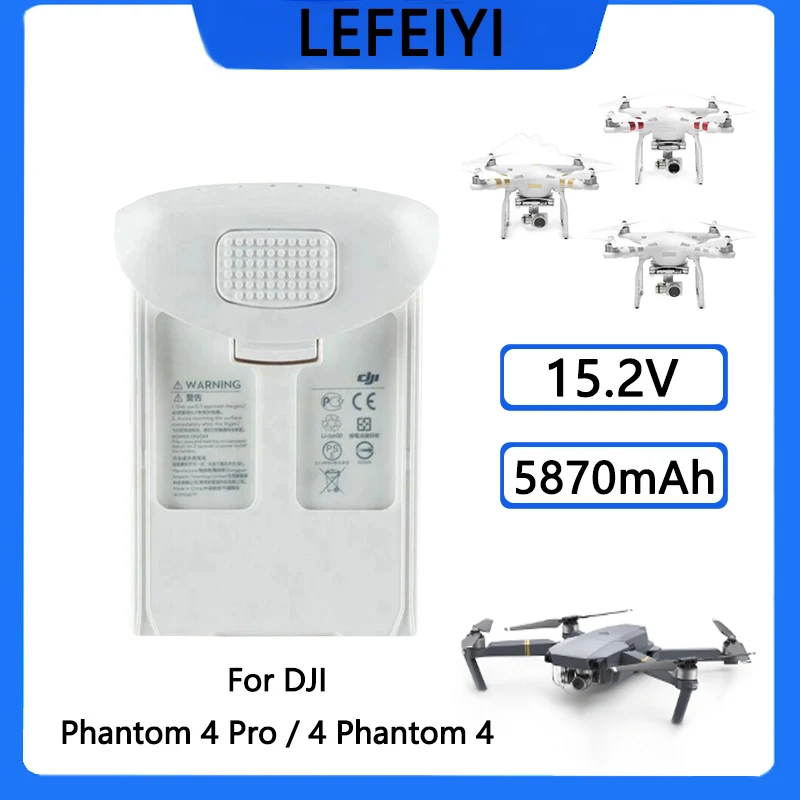 

New 5870mAh 15.2V Battery For Compatible with Phantom 4 Series Drone Intelligent Flight Accessories