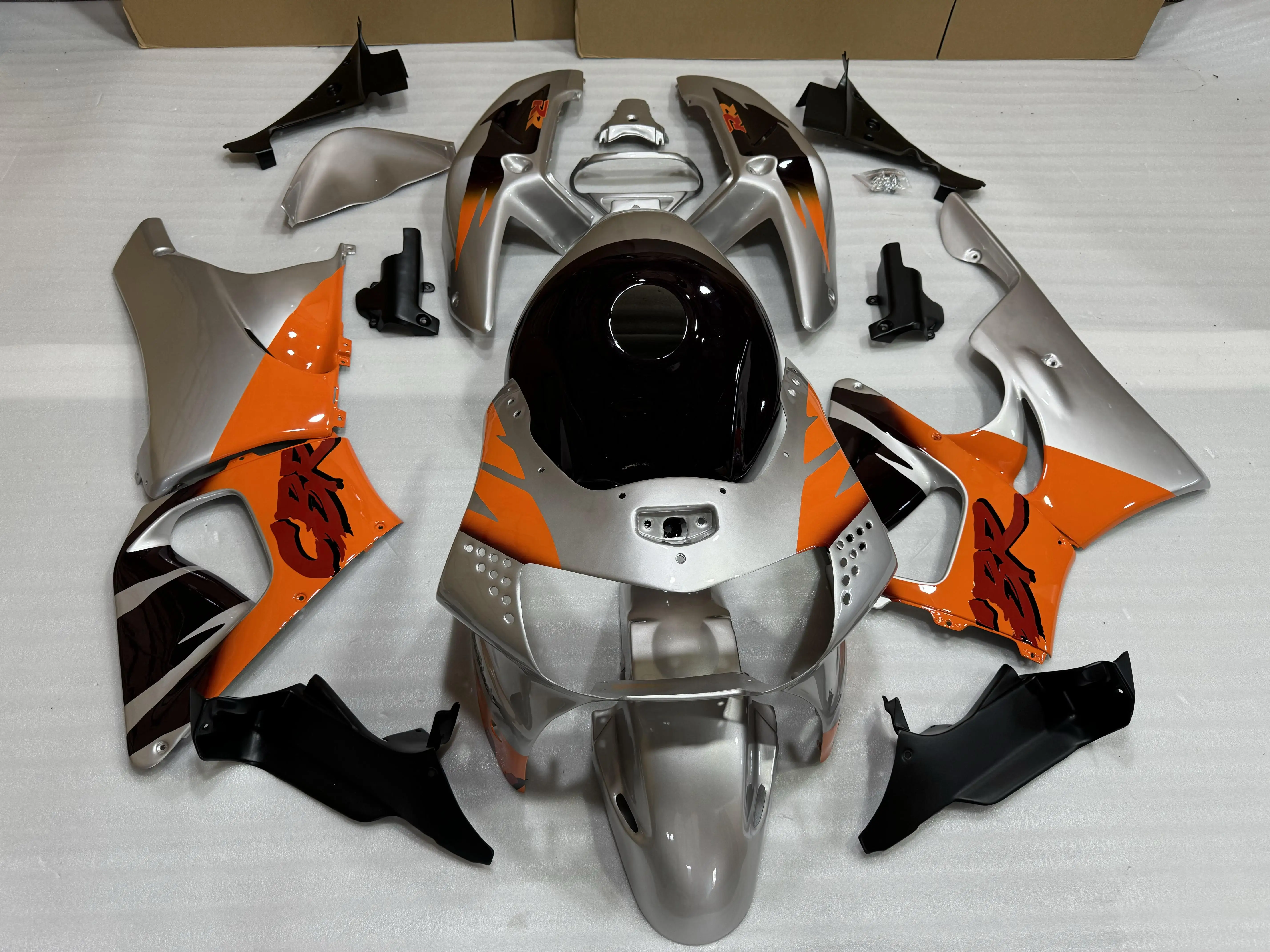 Fairing Kit Fit For HONDA CBR 900RR 900 1998 1999 Orange Black Fairing ...