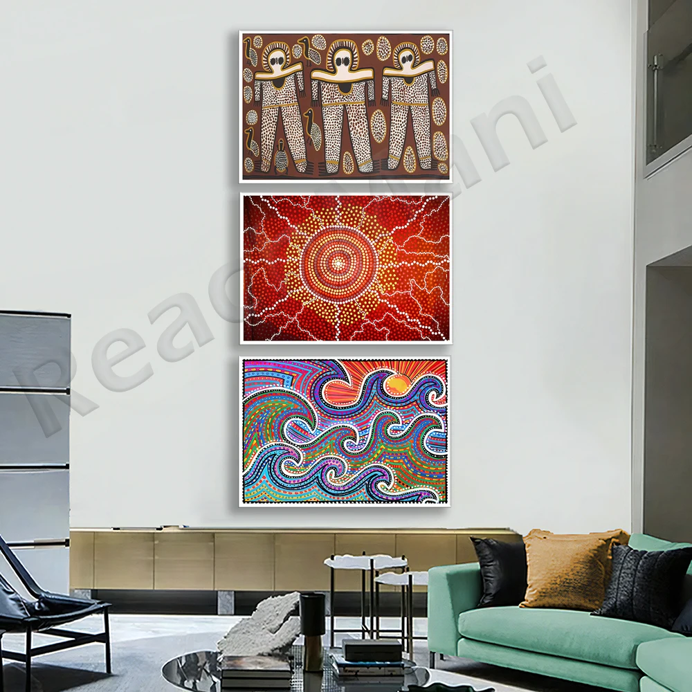 Aboriginal-Art-Print-Aboriginal-Art-Gallery-Poster-Aboriginal-Design ...