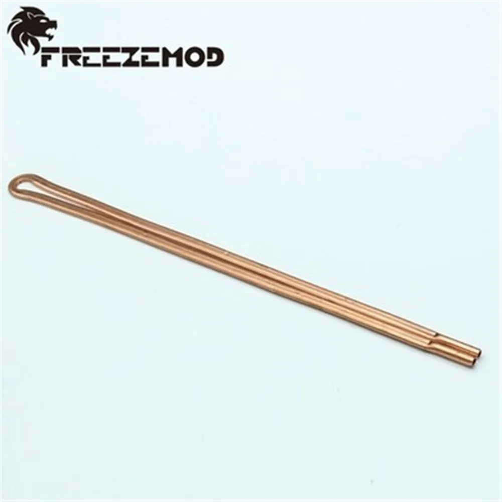 Freezemod 10/20/25/30CM Flat Copper Pipe OD4.5MM Loop T2 Pure Copper Tube Heatsink For Laptop Water Cooling Refit Notebook