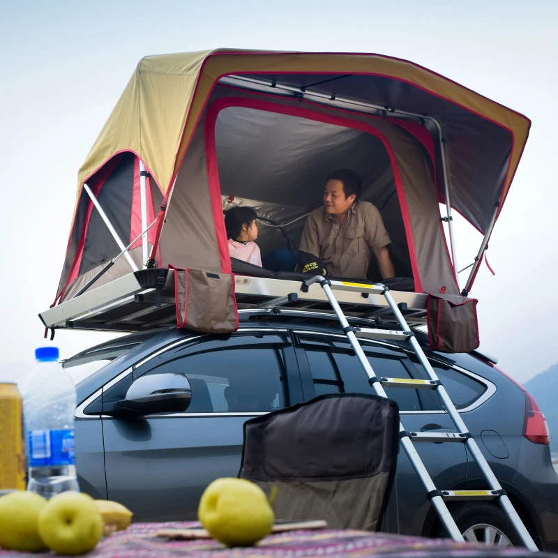 Hot Selling Automatic Roof Top Suv Camping Aluminum Rooftop Tent Soft High Quality