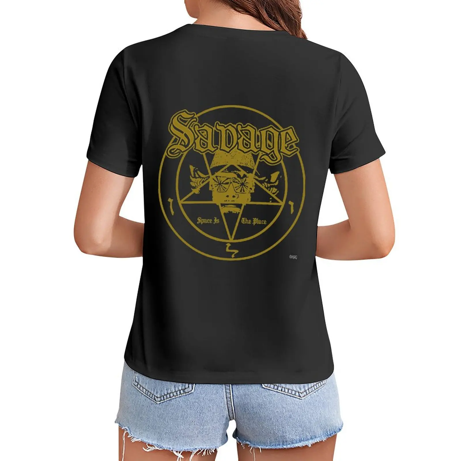 

Space Is The Place T-Shirt summer tops customs design your own Woman clothing