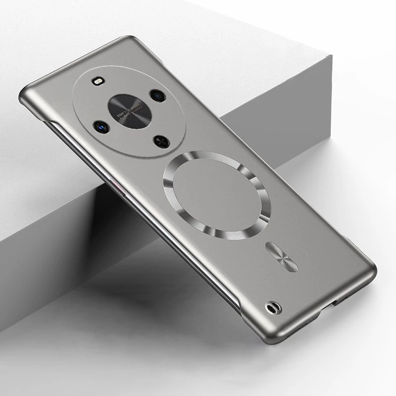 Ultra Thin Metallic Frameless Magnetic Shockproof Matte Phone Case