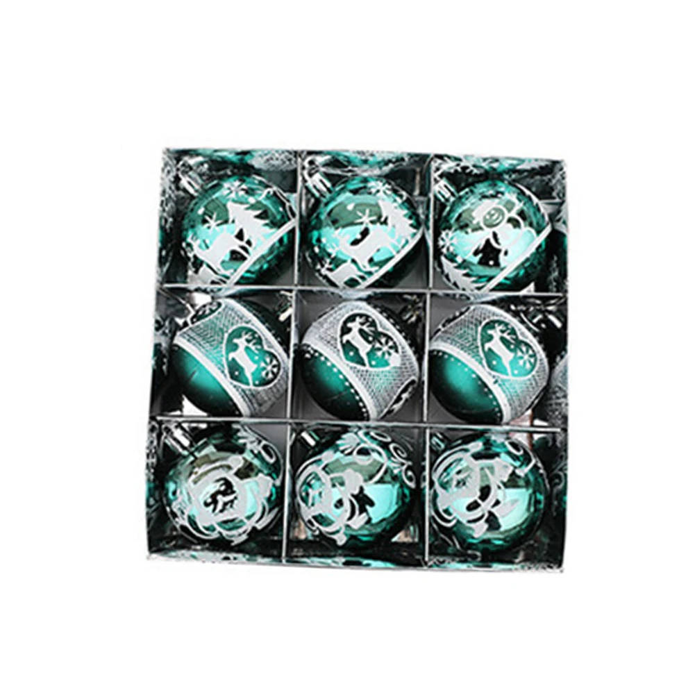 

9X Christmas Tree Balls Baubles Xmas Tree Hanging Ornament Home Party Decora DIY – A Perfect Festive Set to Purchase