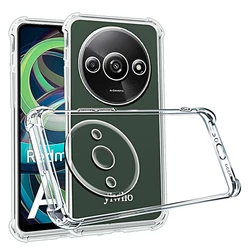 Shockproof Transparent Clear Soft TPU Phone Case Cover for Redmi A2