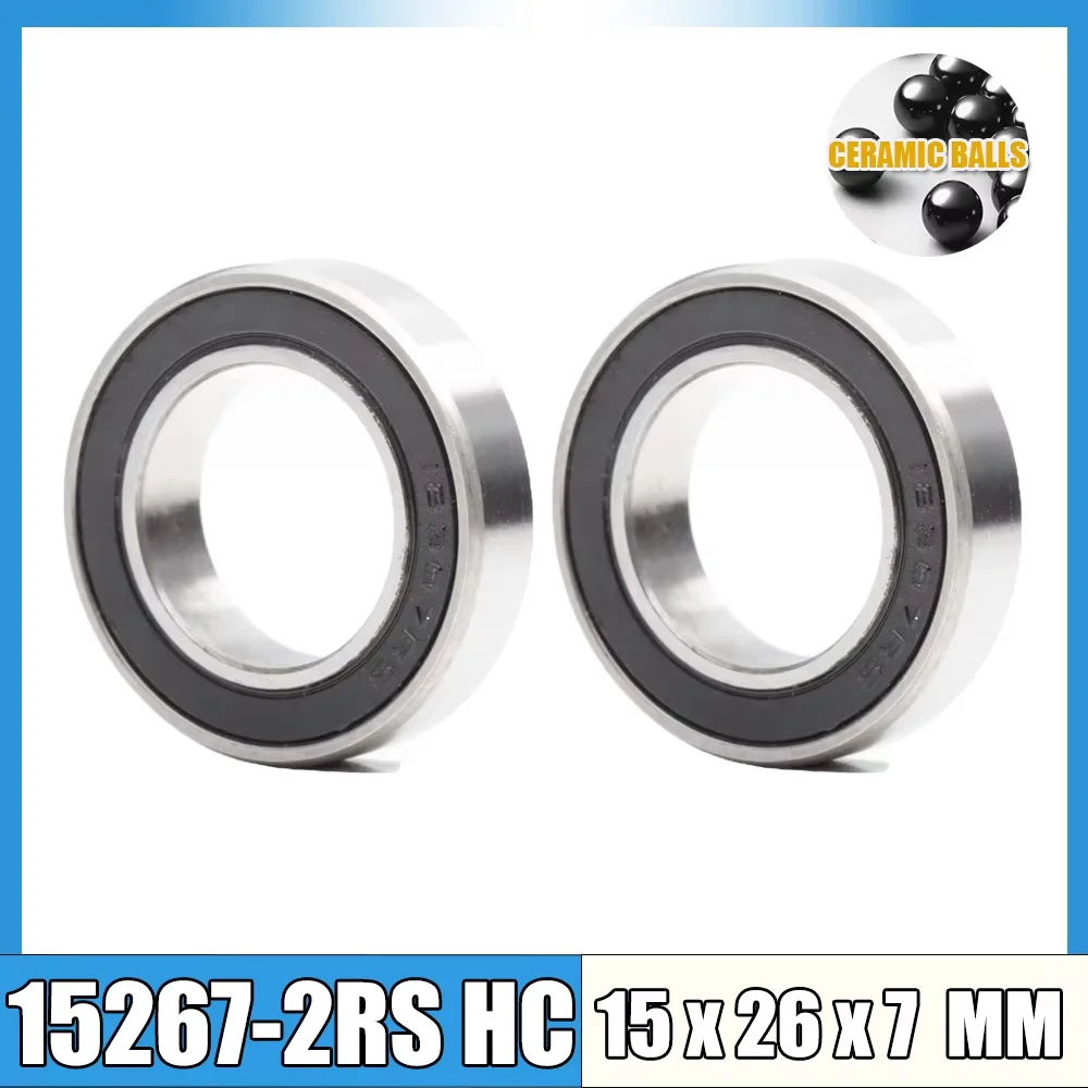 2PCS 하이브리드 세라믹 베어링 12268 15267 163110   17287 18307 24377 24378 RS 자전거 밑면 브래킷 및 예비 부품 Si3N4 볼 베어링