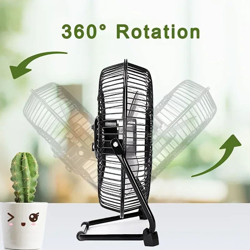 USB-Powered Portable Desktop Electric Fan 4